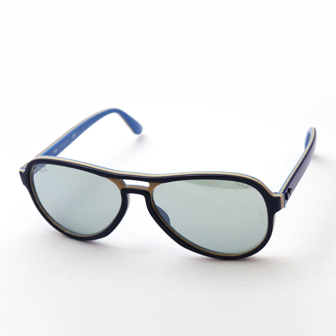 射线棕色的太阳镜Ray-Ban RB4355 6546W3