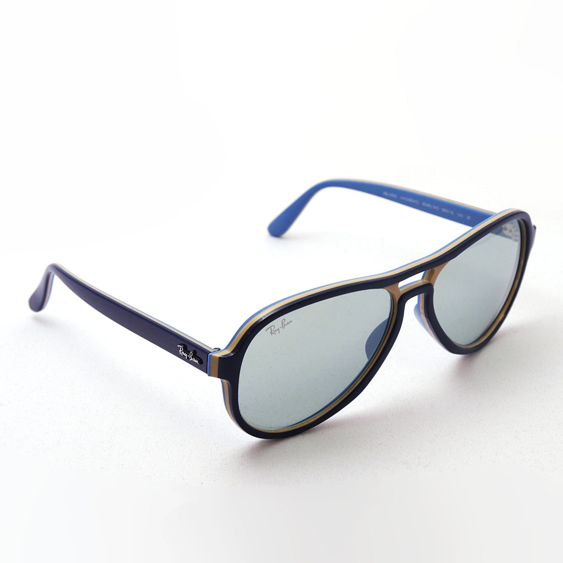 射线棕色的太阳镜Ray-Ban RB4355 6546W3