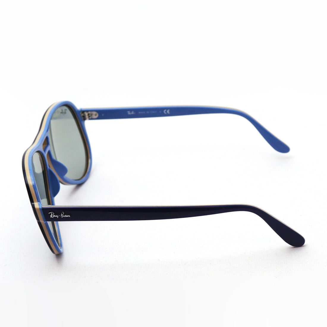 射线棕色的太阳镜Ray-Ban RB4355 6546W3