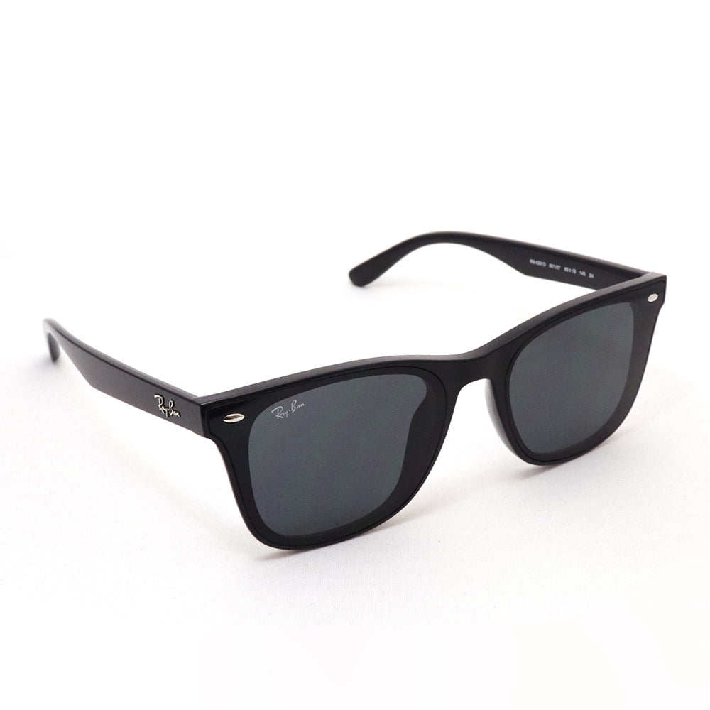 Ray-Ban サングラスRB4391D RB4391D Asian Fit サングラス Shiny Black | SmartBuyGlasses JP