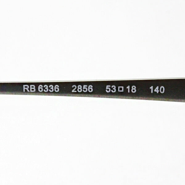レイバン メガネ Ray-Ban RX6336 2856