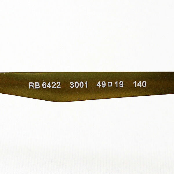 レイバン メガネ Ray-Ban RX6422 3001