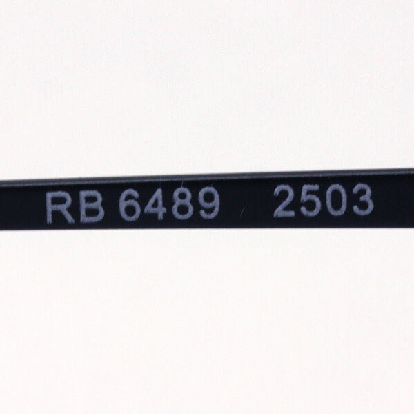 レイバン メガネ Ray-Ban RX6489 2503